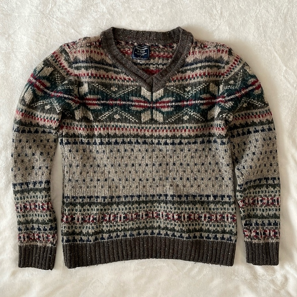 Abercrombie & Fitch Men’s Fair Isle Sweater